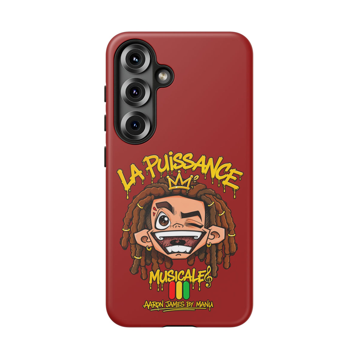 Coque Samsung Rasta King – Rouge | La Puissance Musicale