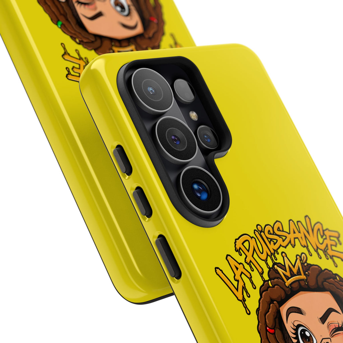 Coque Samsung Rasta Queen – Jaune | La Puissance Musicale