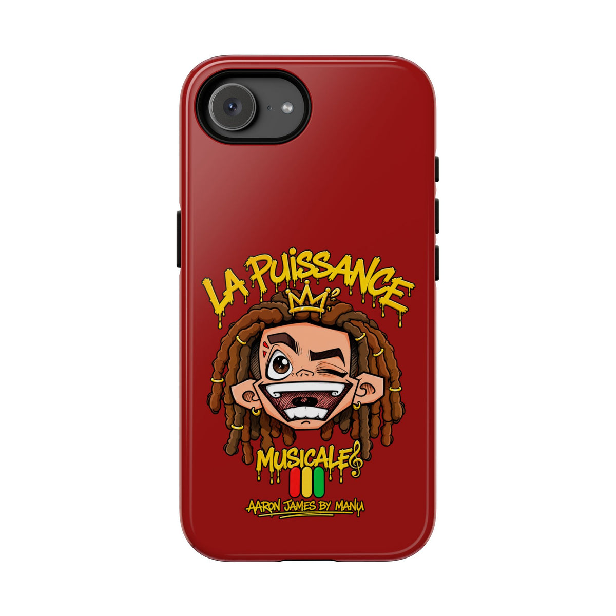Coque Rasta King – Rouge | La Puissance Musicale