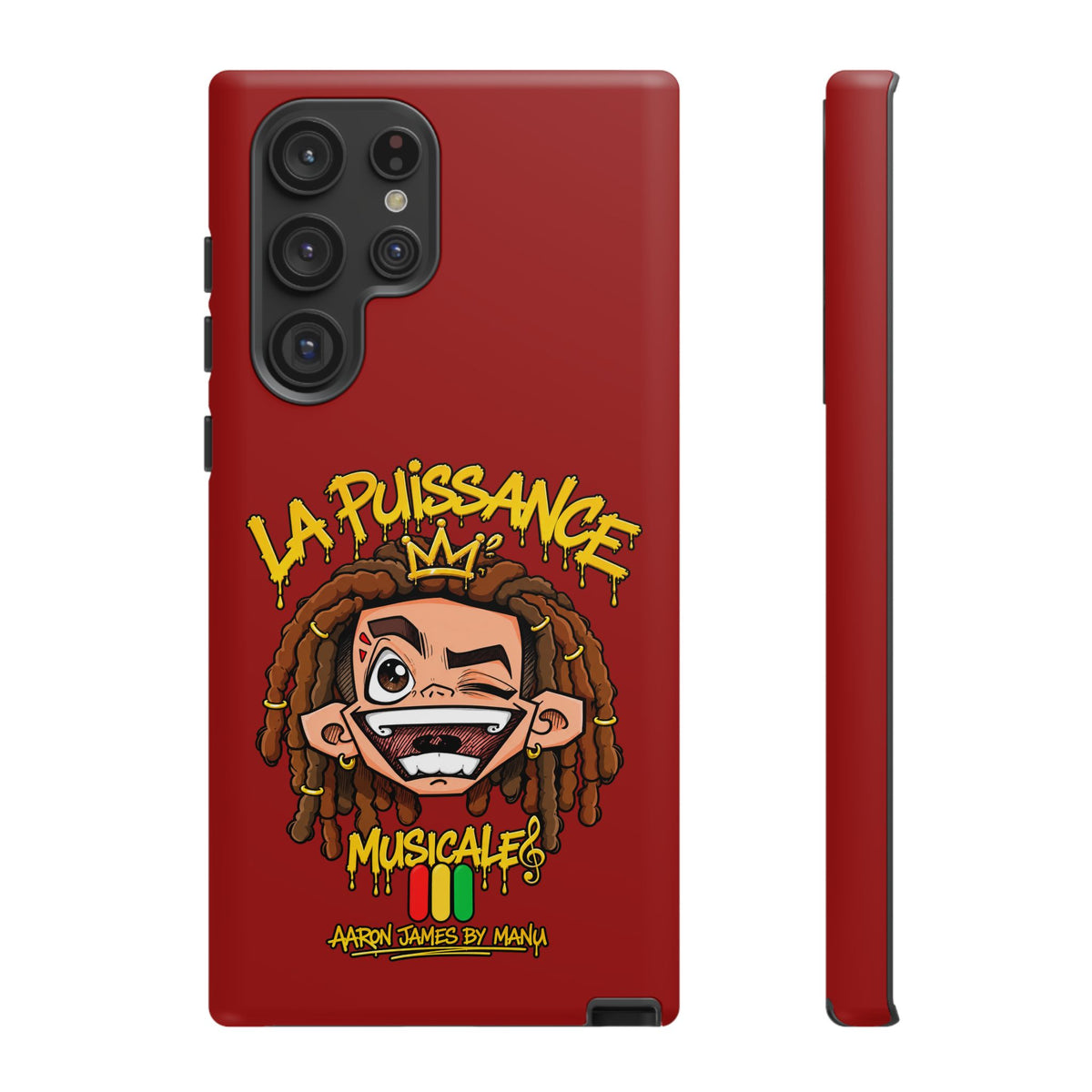 Coque Samsung Rasta King – Rouge | La Puissance Musicale