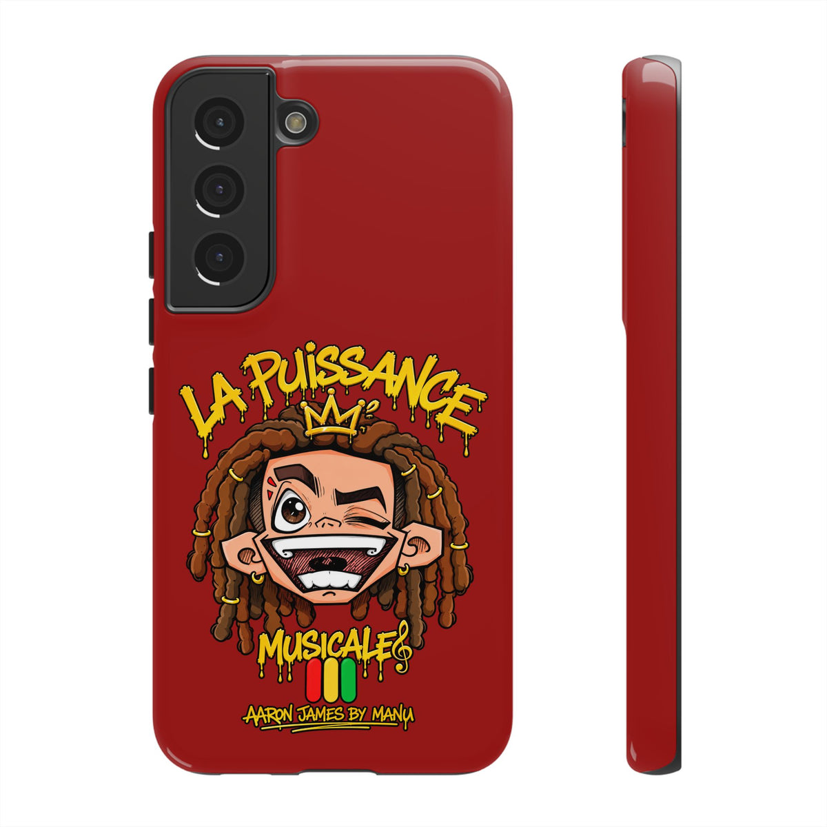 Coque Samsung Rasta King – Rouge | La Puissance Musicale