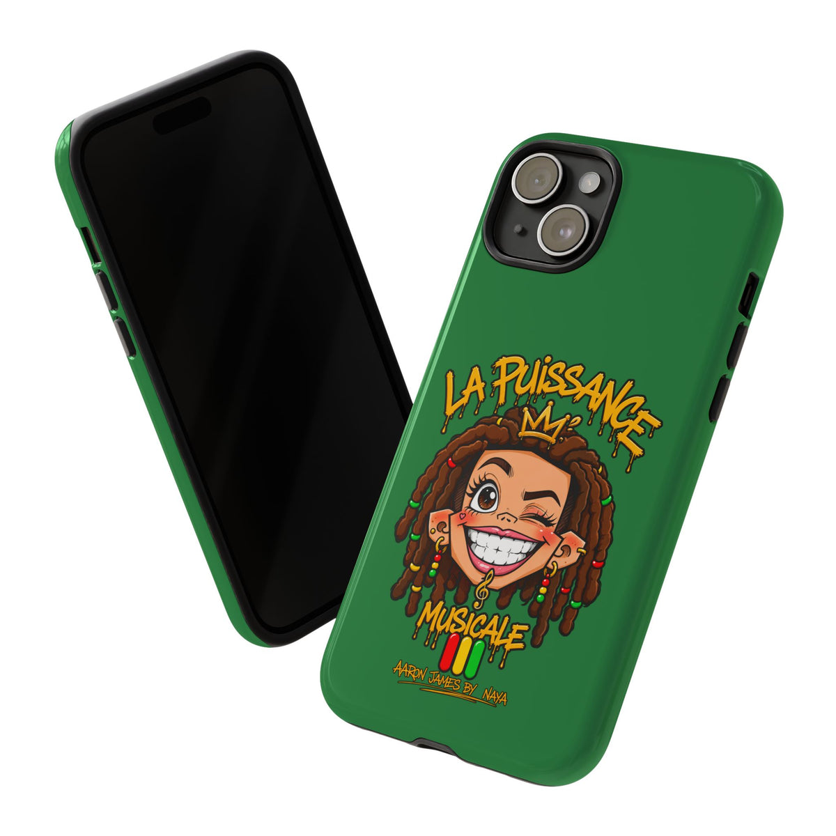 Coque Rasta Queen – Vert | La Puissance Musicale