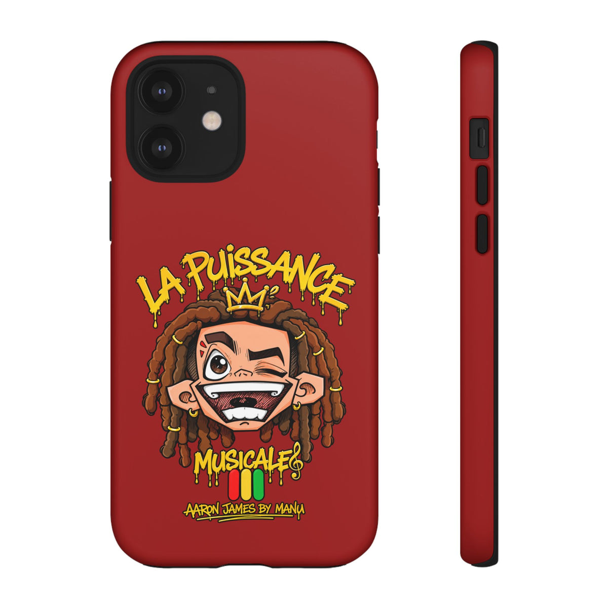 Coque Rasta King – Rouge | La Puissance Musicale