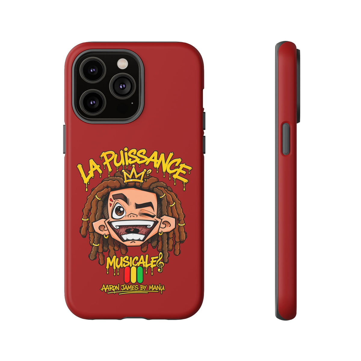 Coque Rasta King – Rouge | La Puissance Musicale