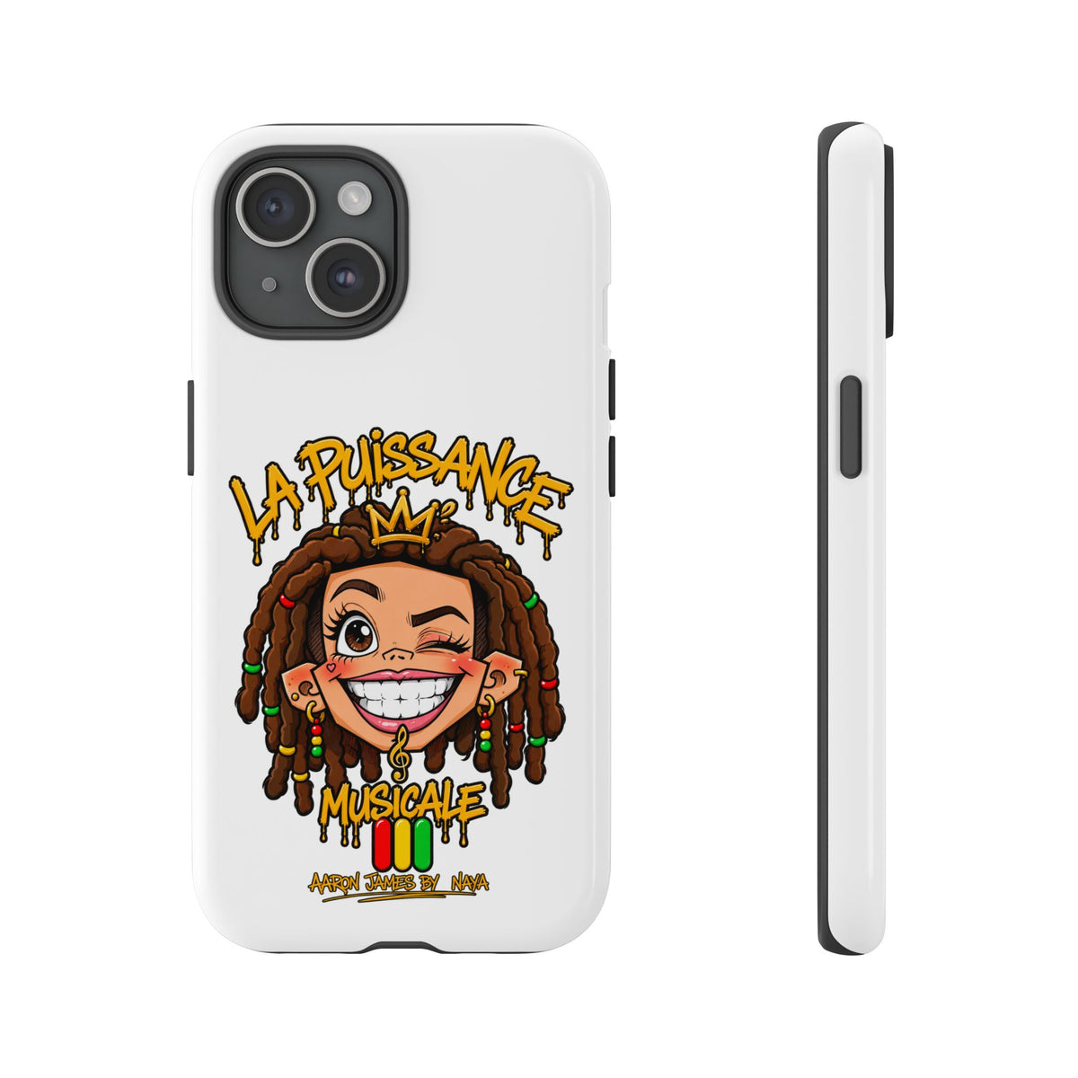 Coque Rasta Queen – Blanc | La Puissance Musicale