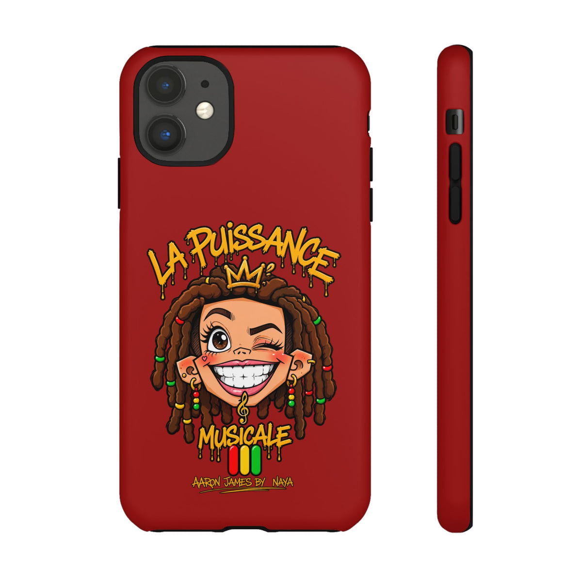 Coque Rasta Queen – Rouge | La Puissance Musicale