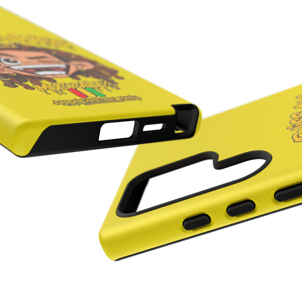 Coque Samsung Rasta King – Jaune | La Puissance Musicale