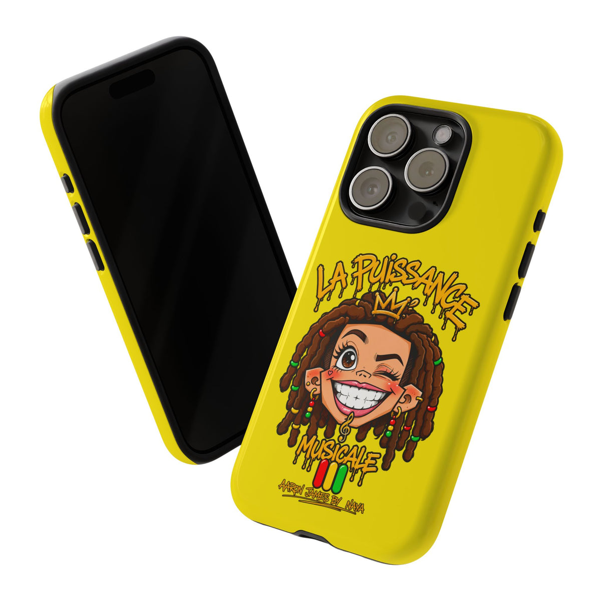 Coque Rasta Queen – Jaune | La Puissance Musicale