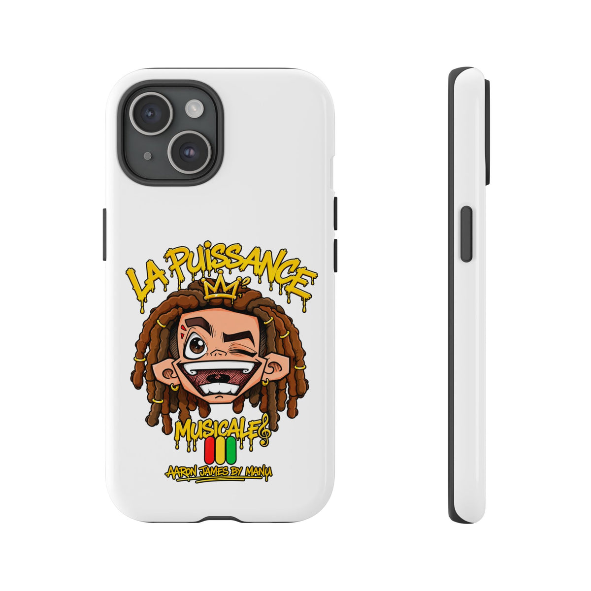 Coque Rasta King – Blanc | La Puissance Musicale