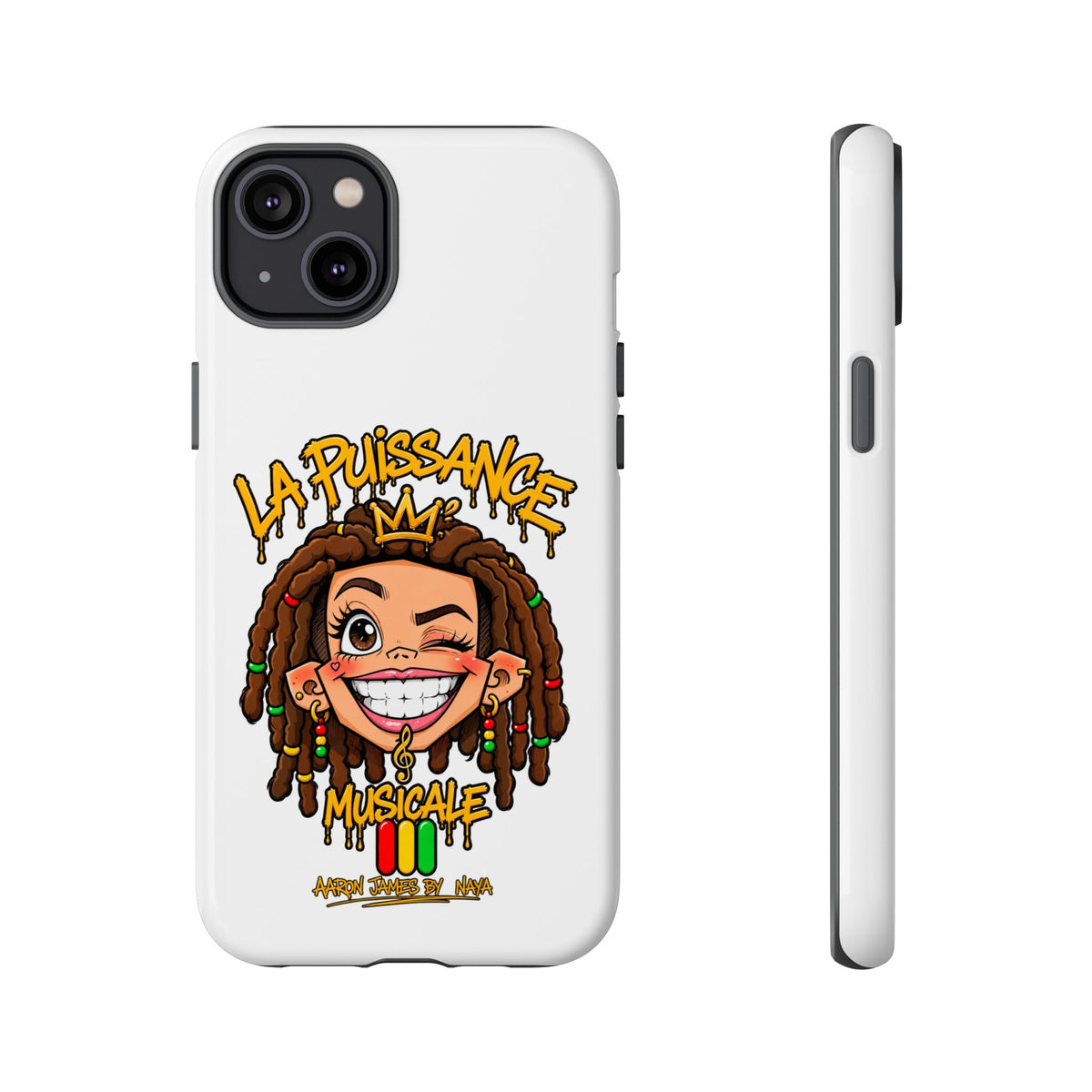 Coque Rasta Queen – Blanc | La Puissance Musicale