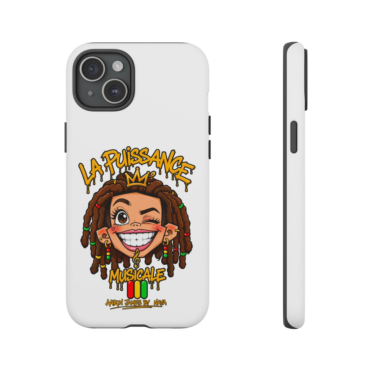 Coque Rasta Queen – Blanc | La Puissance Musicale