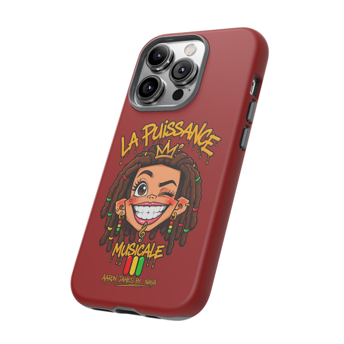 Coque Rasta Queen – Rouge | La Puissance Musicale