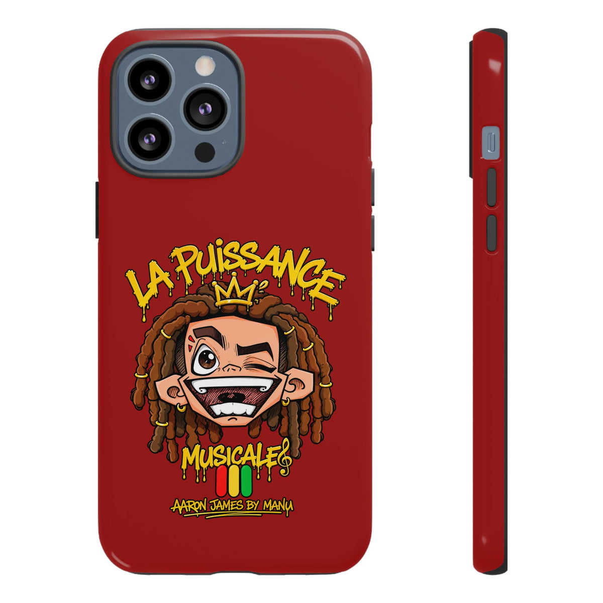 Coque Rasta King – Rouge | La Puissance Musicale