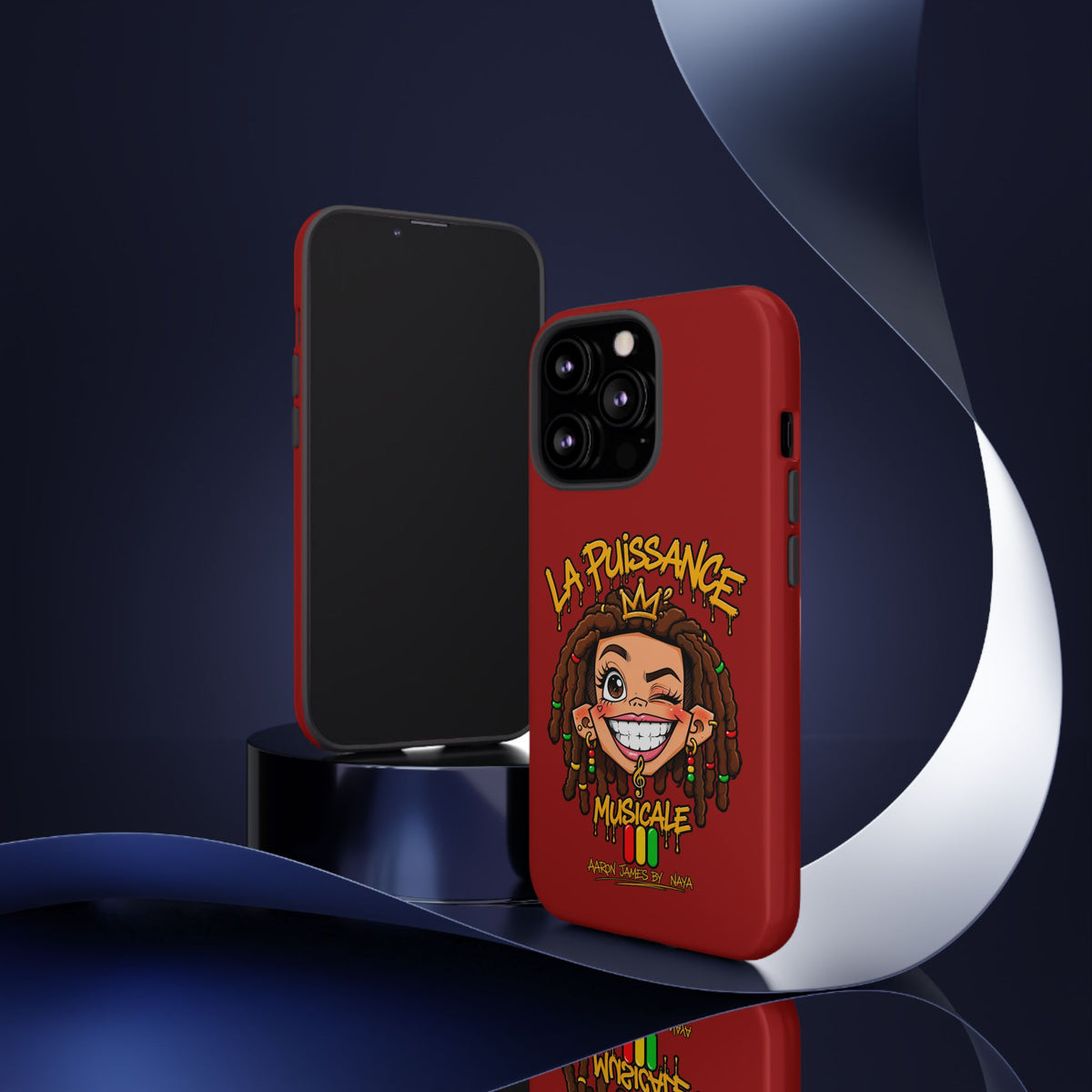 Coque Rasta Queen – Rouge | La Puissance Musicale