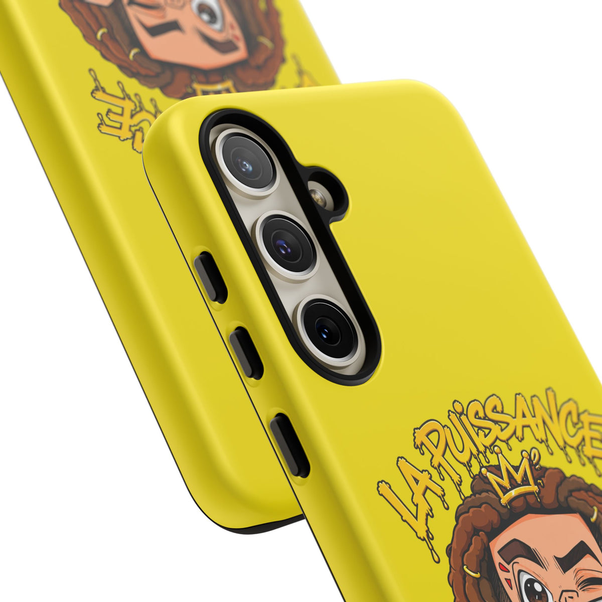 Coque Samsung Rasta King – Jaune | La Puissance Musicale