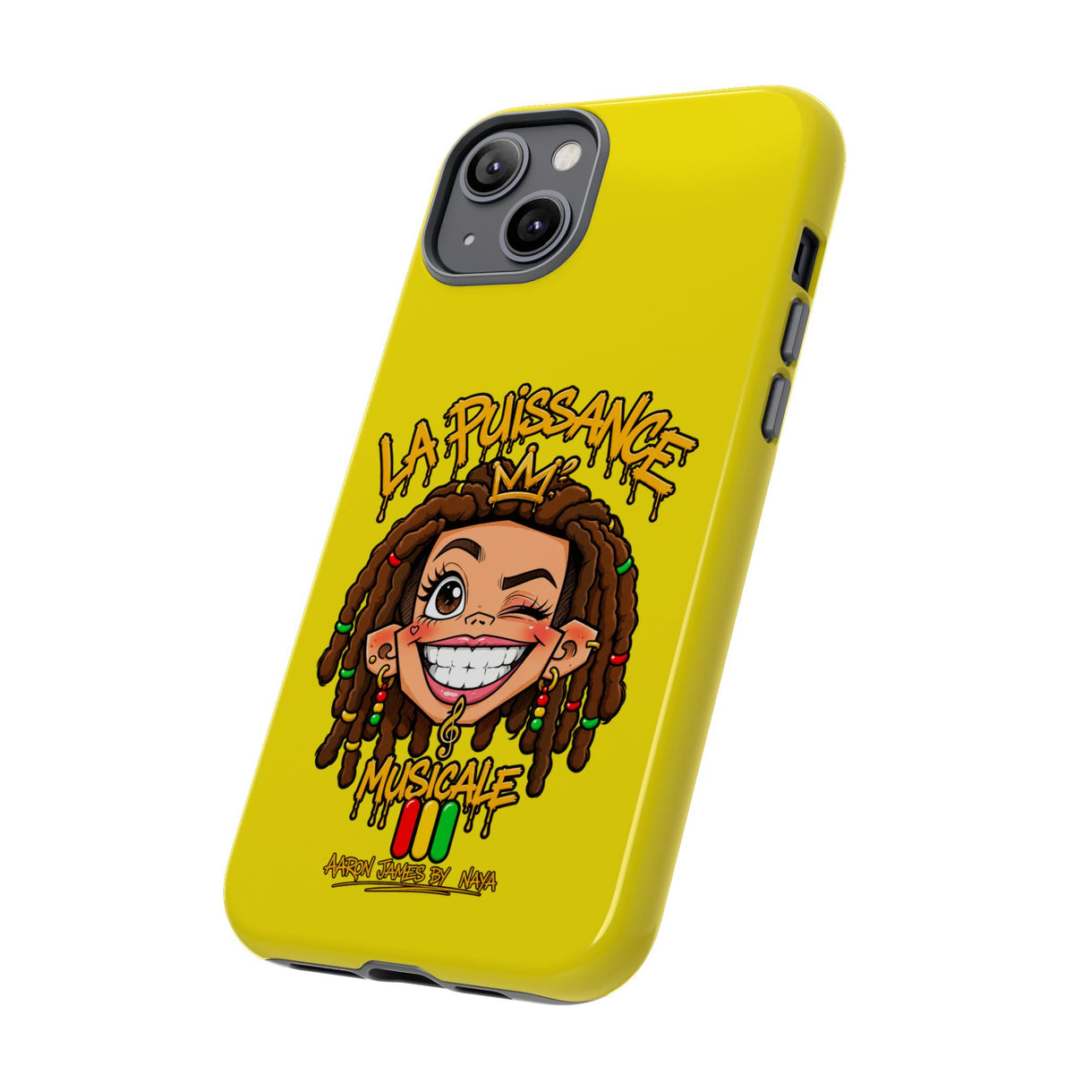 Coque Rasta Queen – Jaune | La Puissance Musicale
