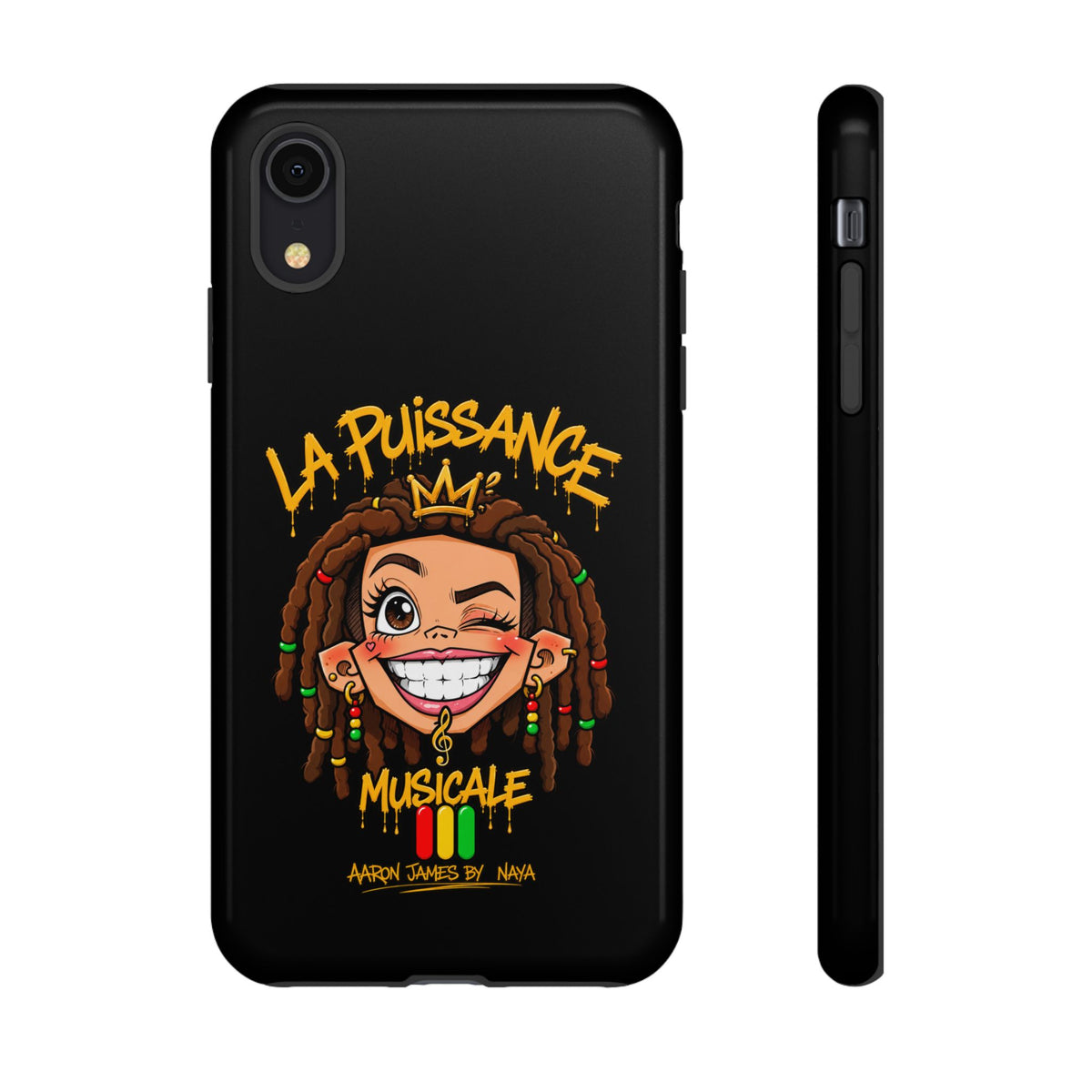 Coque Rasta Queen – Noir | La Puissance Musicale