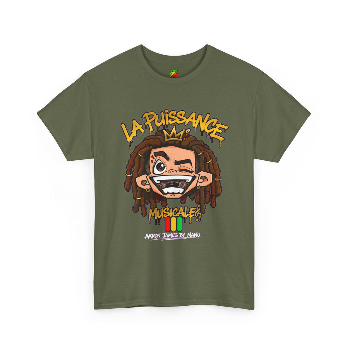 La Puissance Musicale Dreadlock Graphic Tee