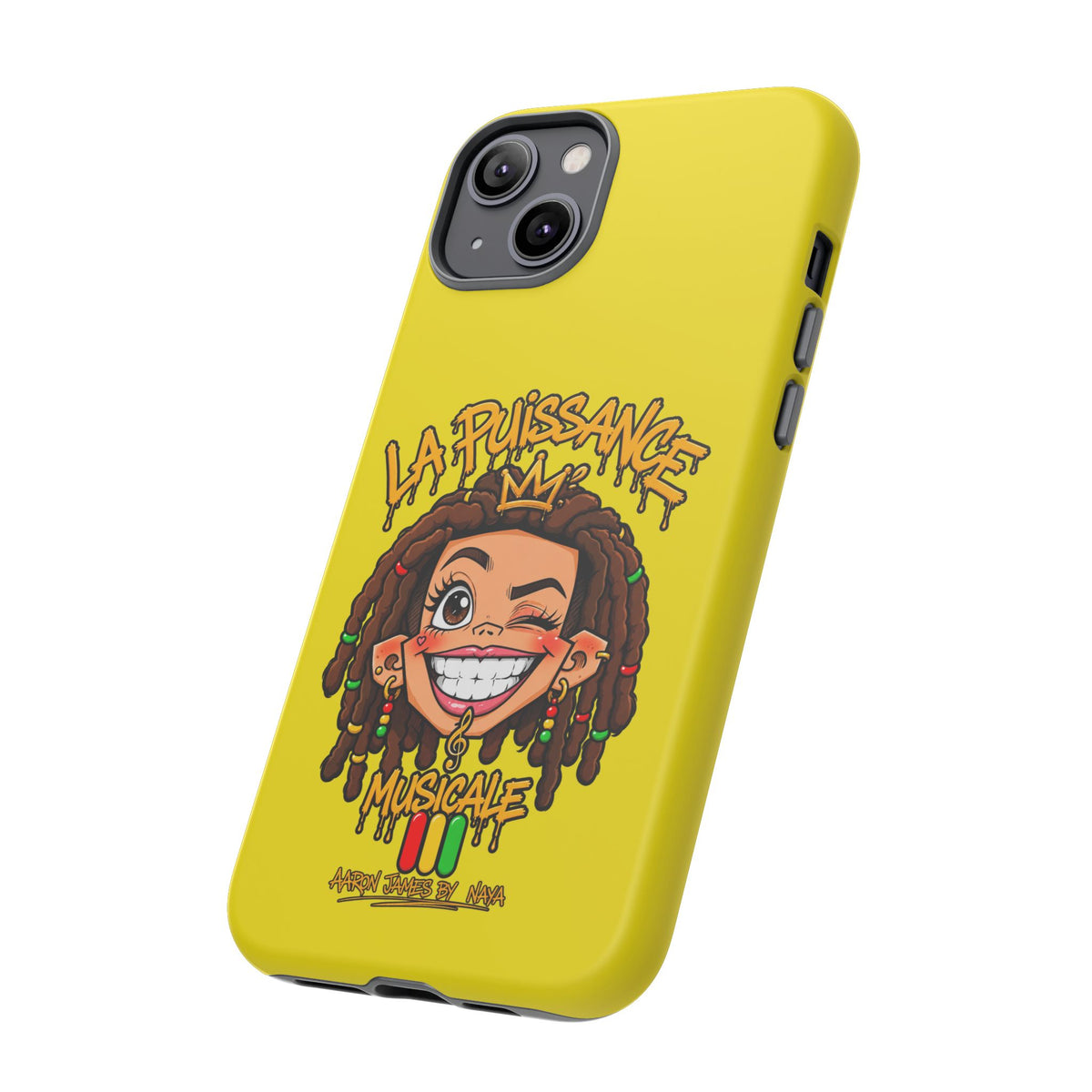 Coque Rasta Queen – Jaune | La Puissance Musicale