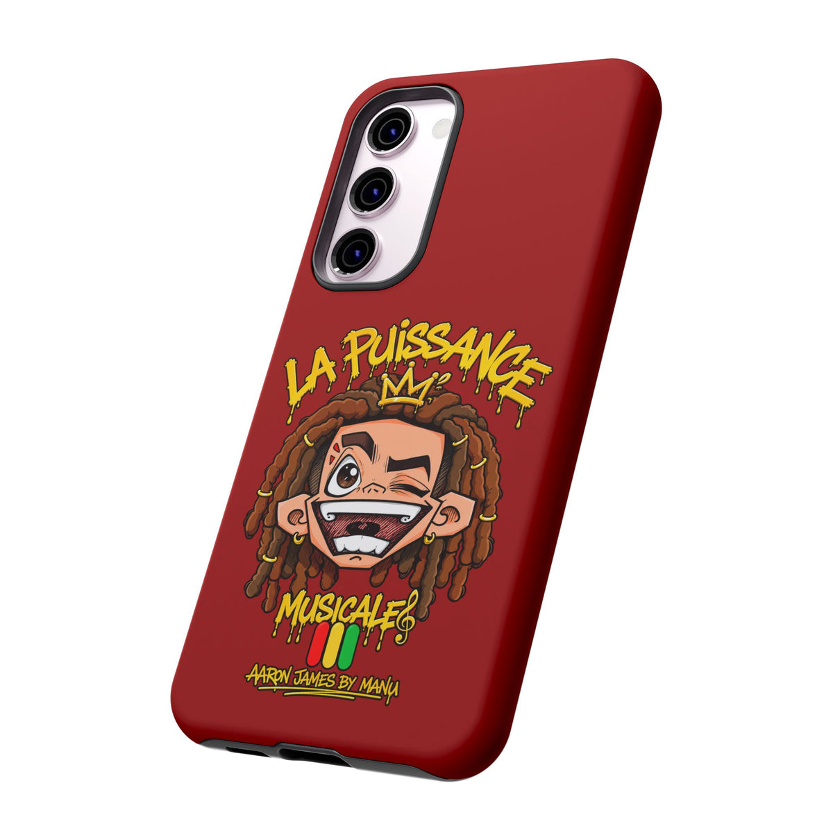 Coque Samsung Rasta King – Rouge | La Puissance Musicale