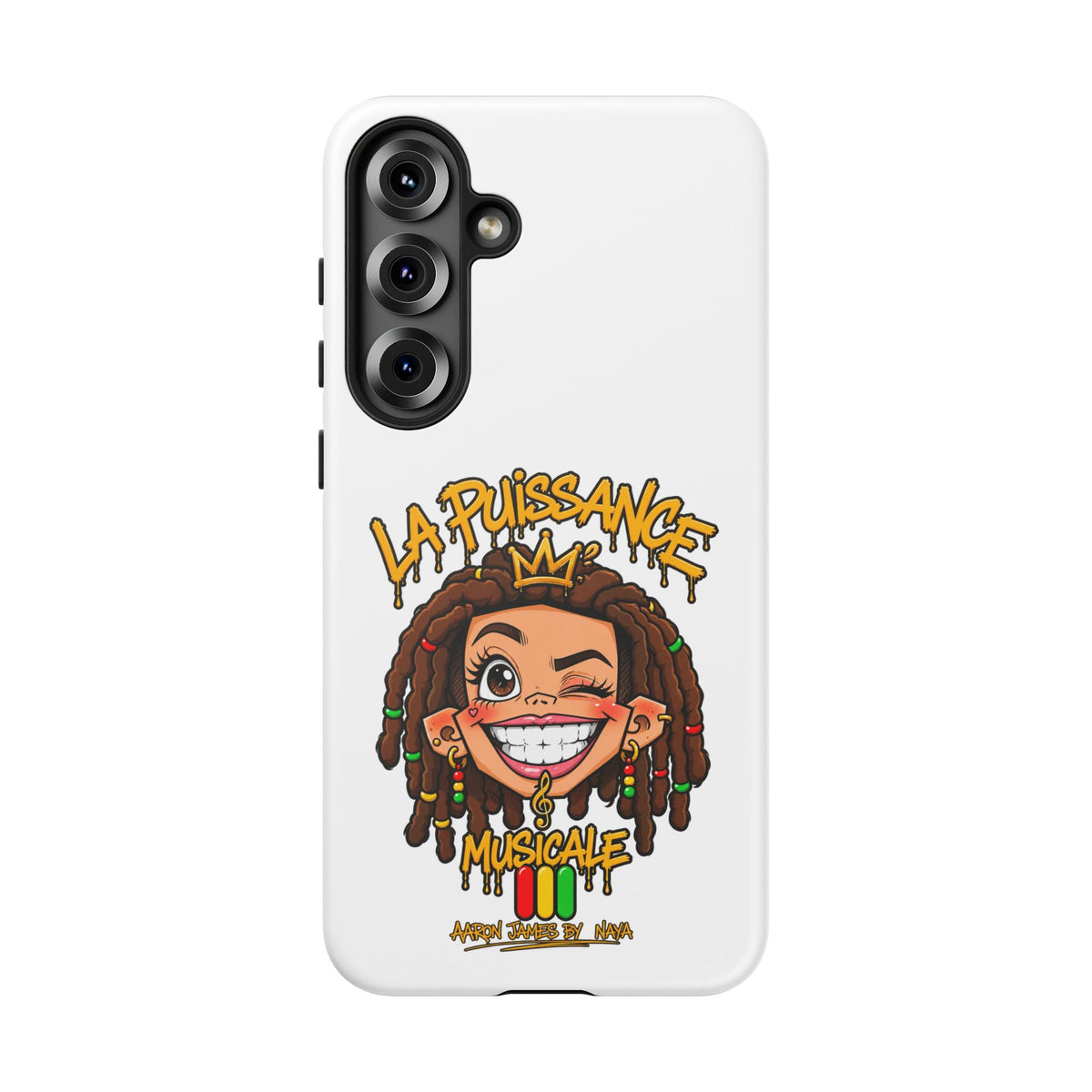 Coque Samsung Rasta Queen – Blanc | La Puissance Musicale – vue 38