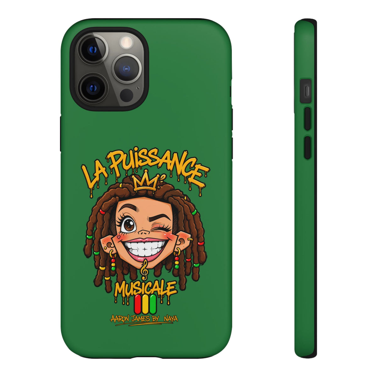 Coque Rasta Queen – Vert | La Puissance Musicale