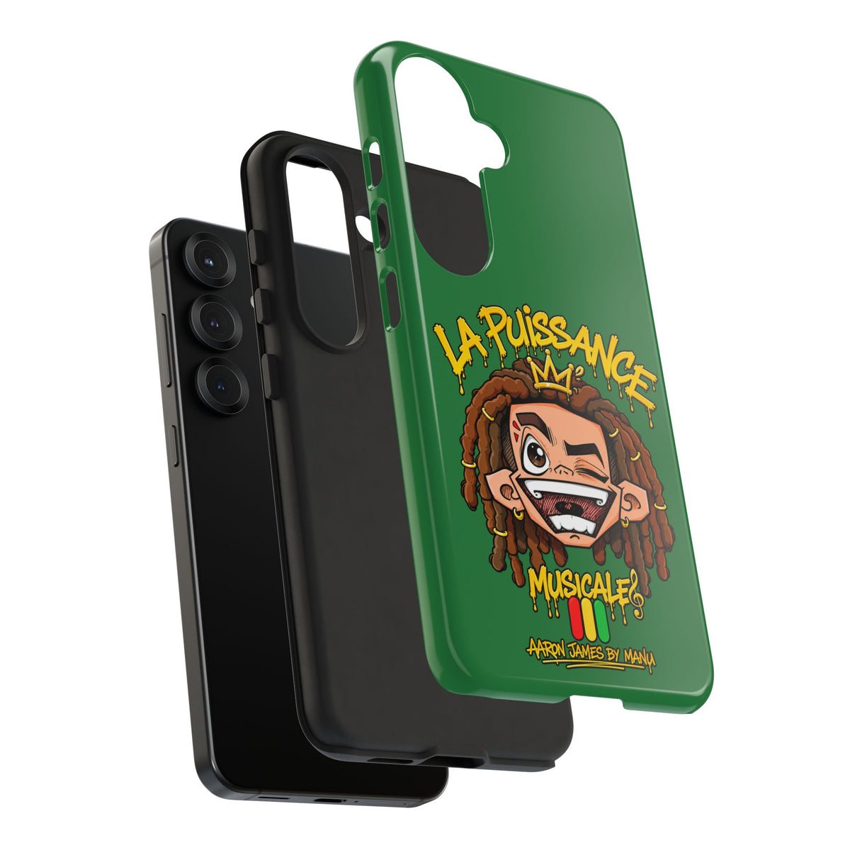 Coque Samsung Rasta King – Vert | La Puissance Musicale