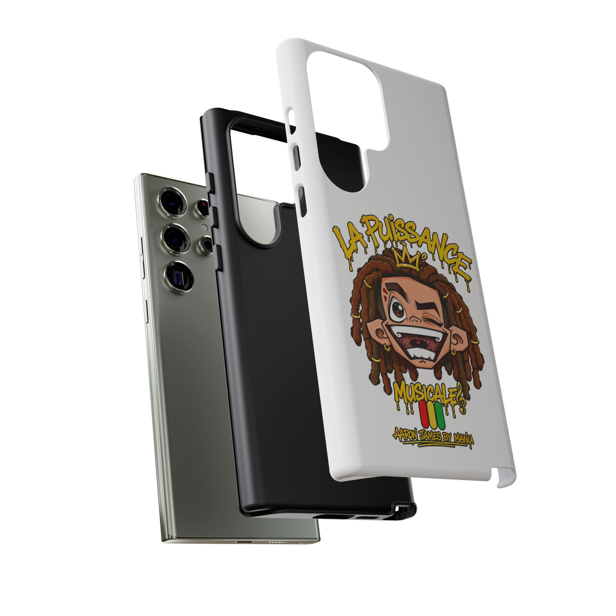 Coque Samsung Rasta King – Blanc | La Puissance Musicale