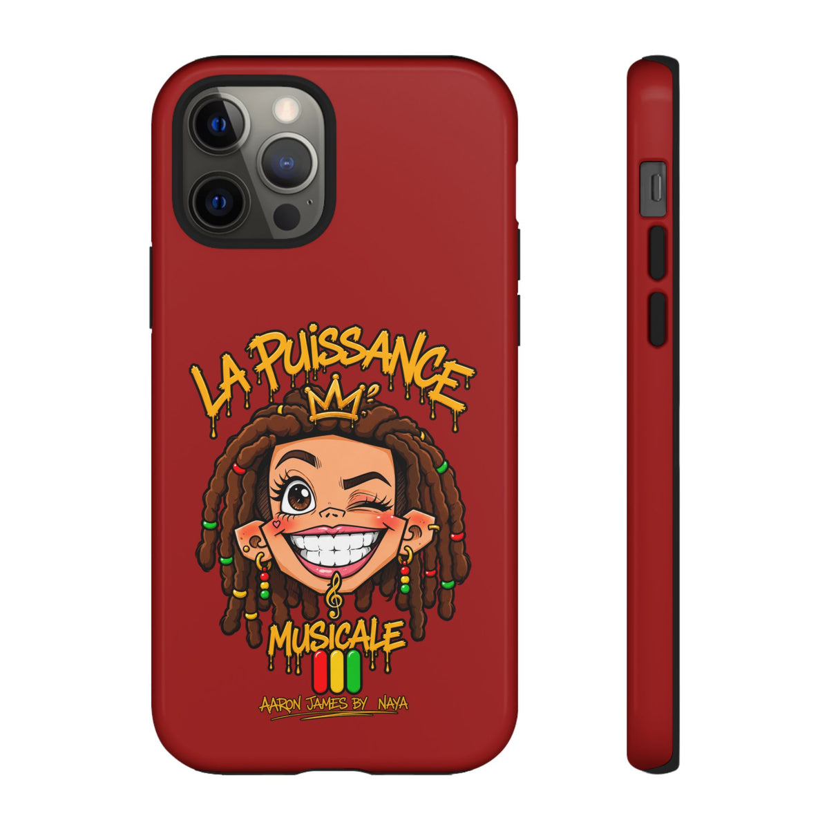 Coque Rasta Queen – Rouge | La Puissance Musicale