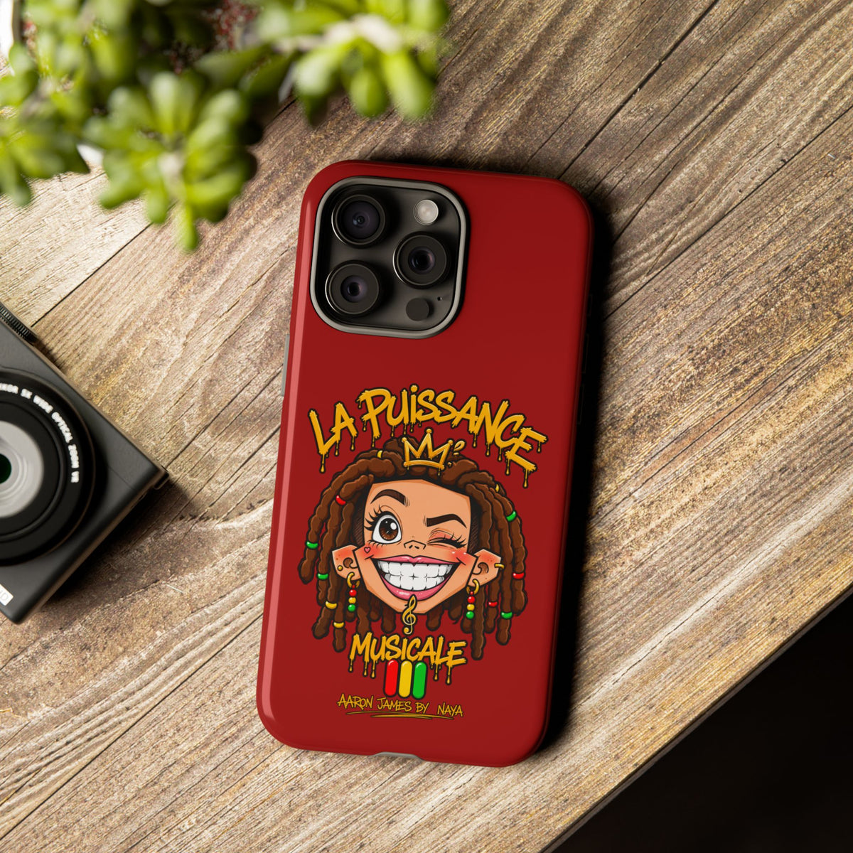 Coque Rasta Queen – Rouge | La Puissance Musicale
