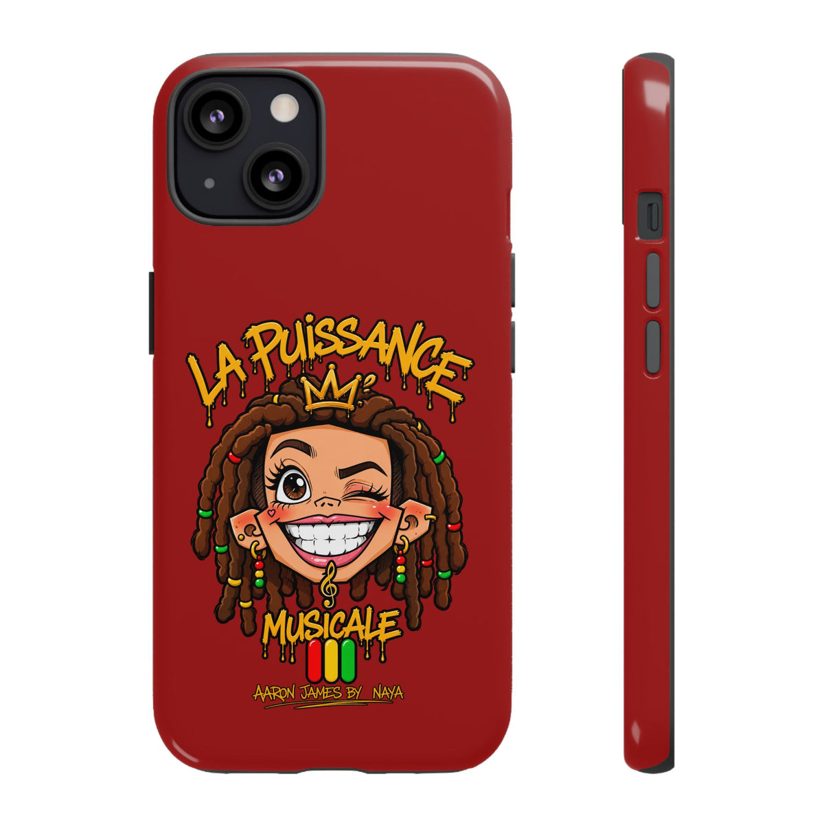 Coque Rasta Queen – Rouge | La Puissance Musicale