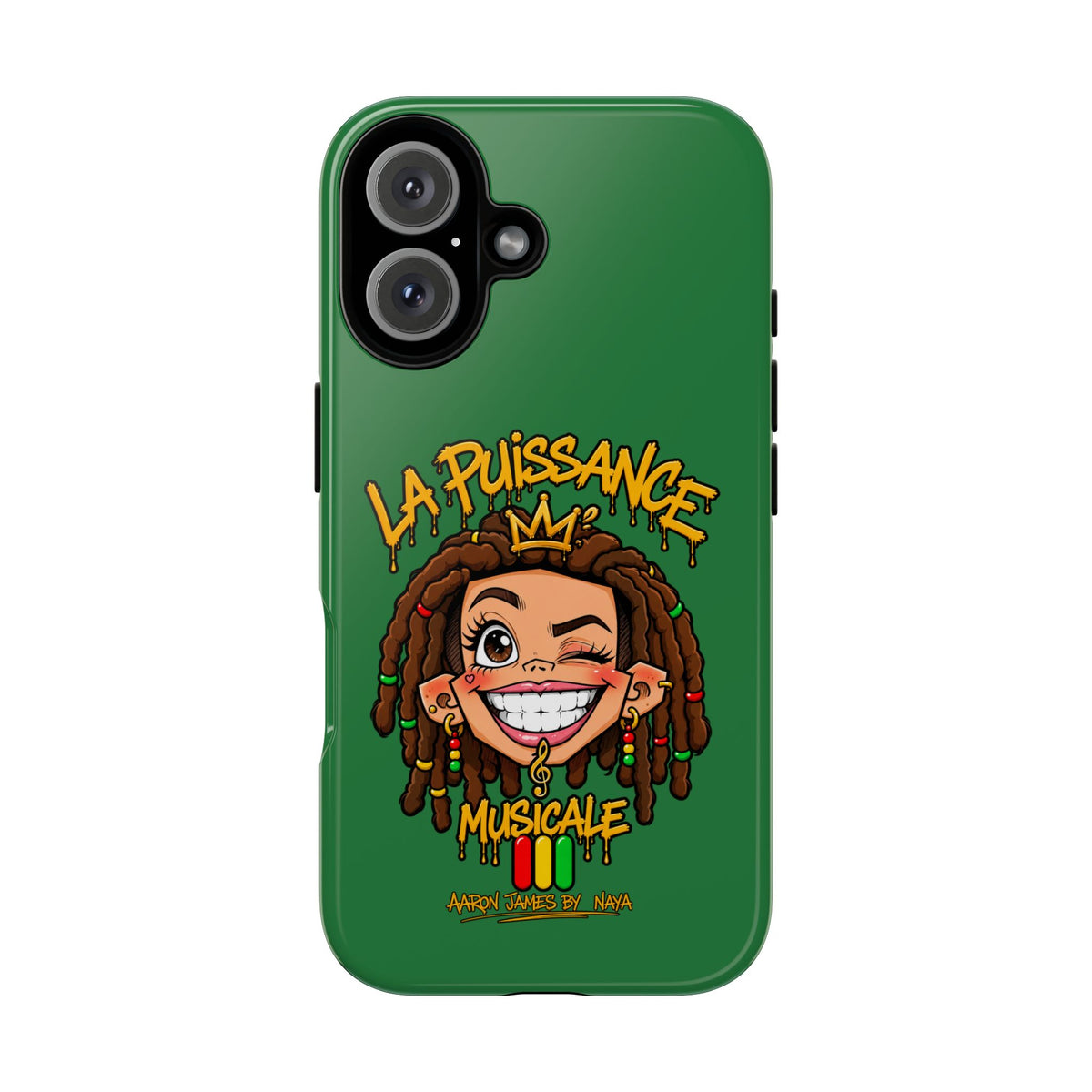 Coque Rasta Queen – Vert | La Puissance Musicale