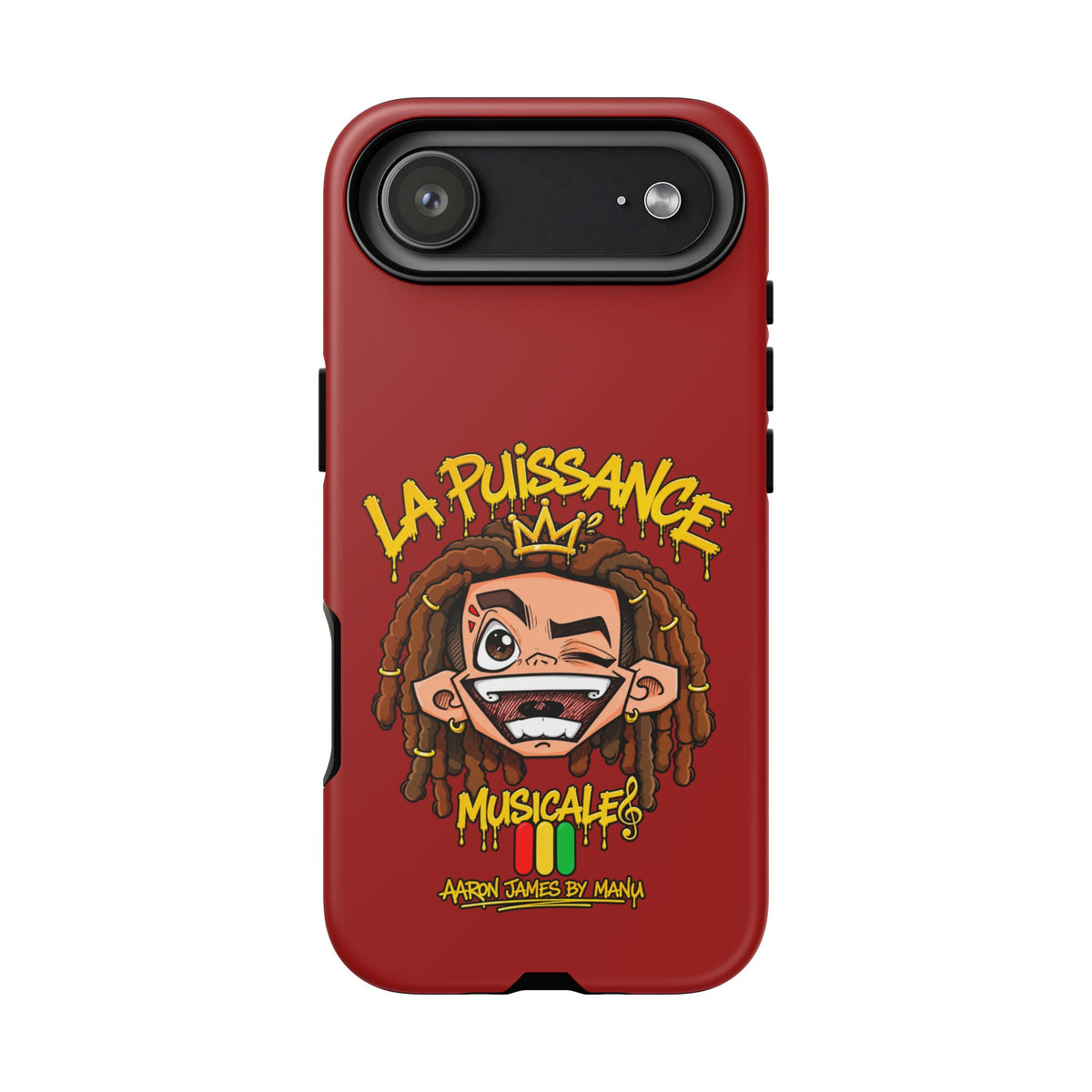 Coque Rasta King – Rouge | La Puissance Musicale