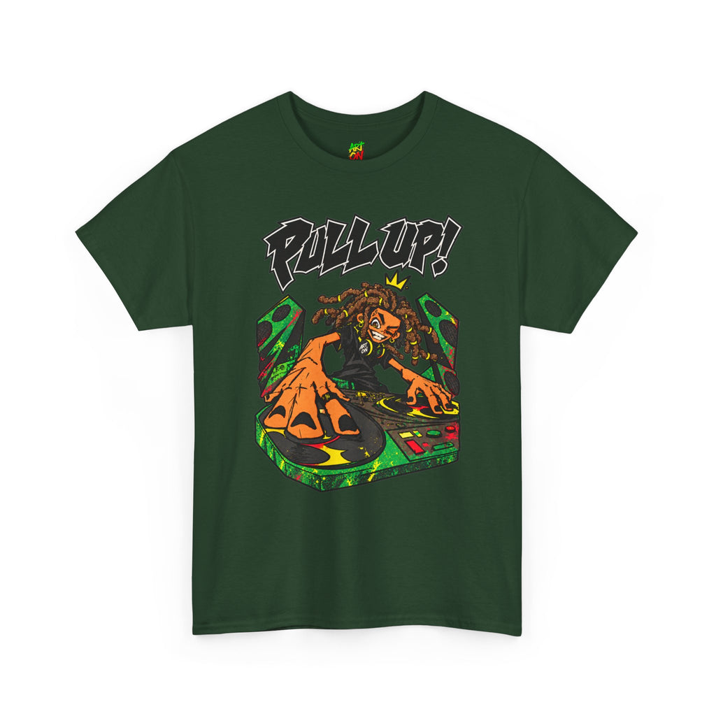 T-shirt DJ Rasta King 'Pull Up!'