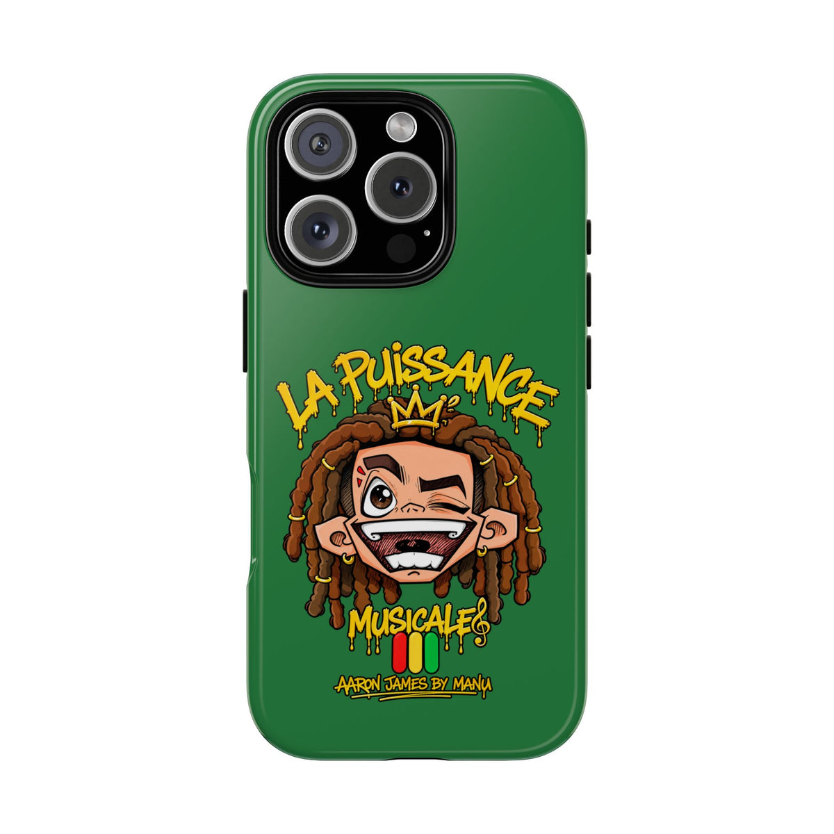 Coque Rasta King – Vert | La Puissance Musicale