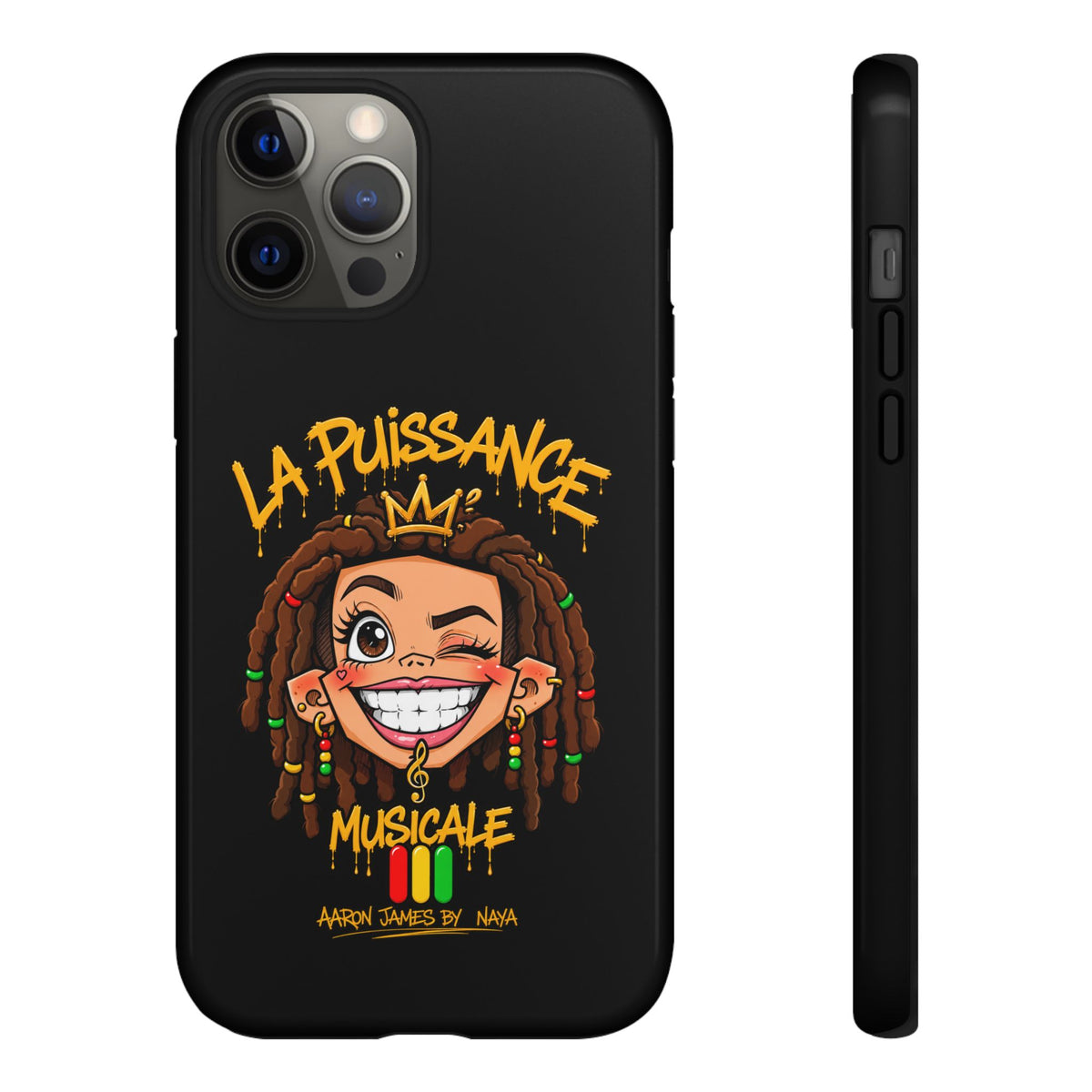 Coque Rasta Queen – Noir | La Puissance Musicale