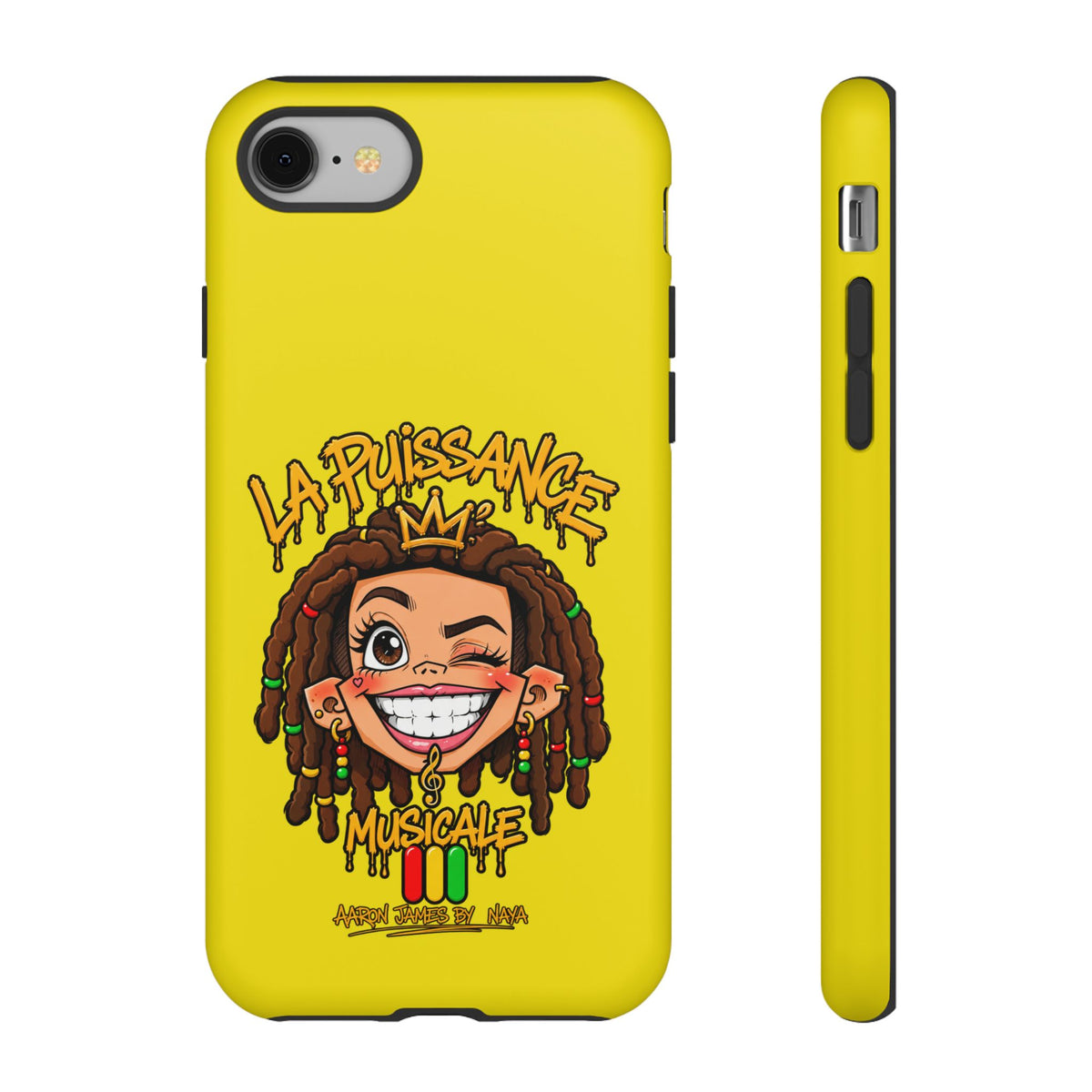 Coque Rasta Queen – Jaune | La Puissance Musicale
