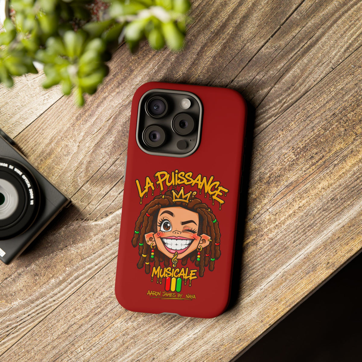 Coque Rasta Queen – Rouge | La Puissance Musicale