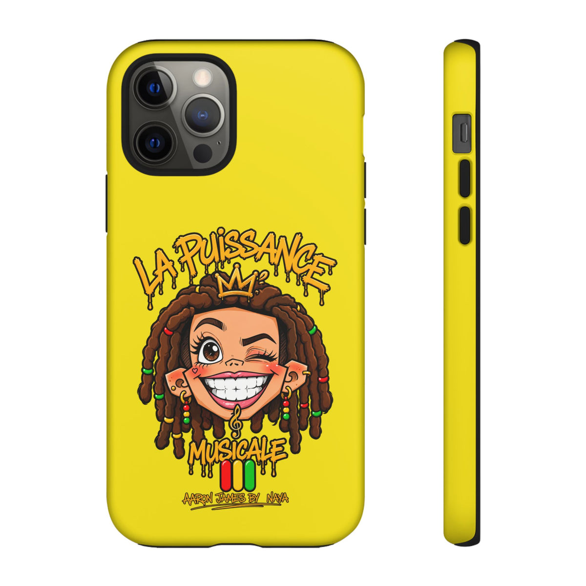 Coque Rasta Queen – Jaune | La Puissance Musicale