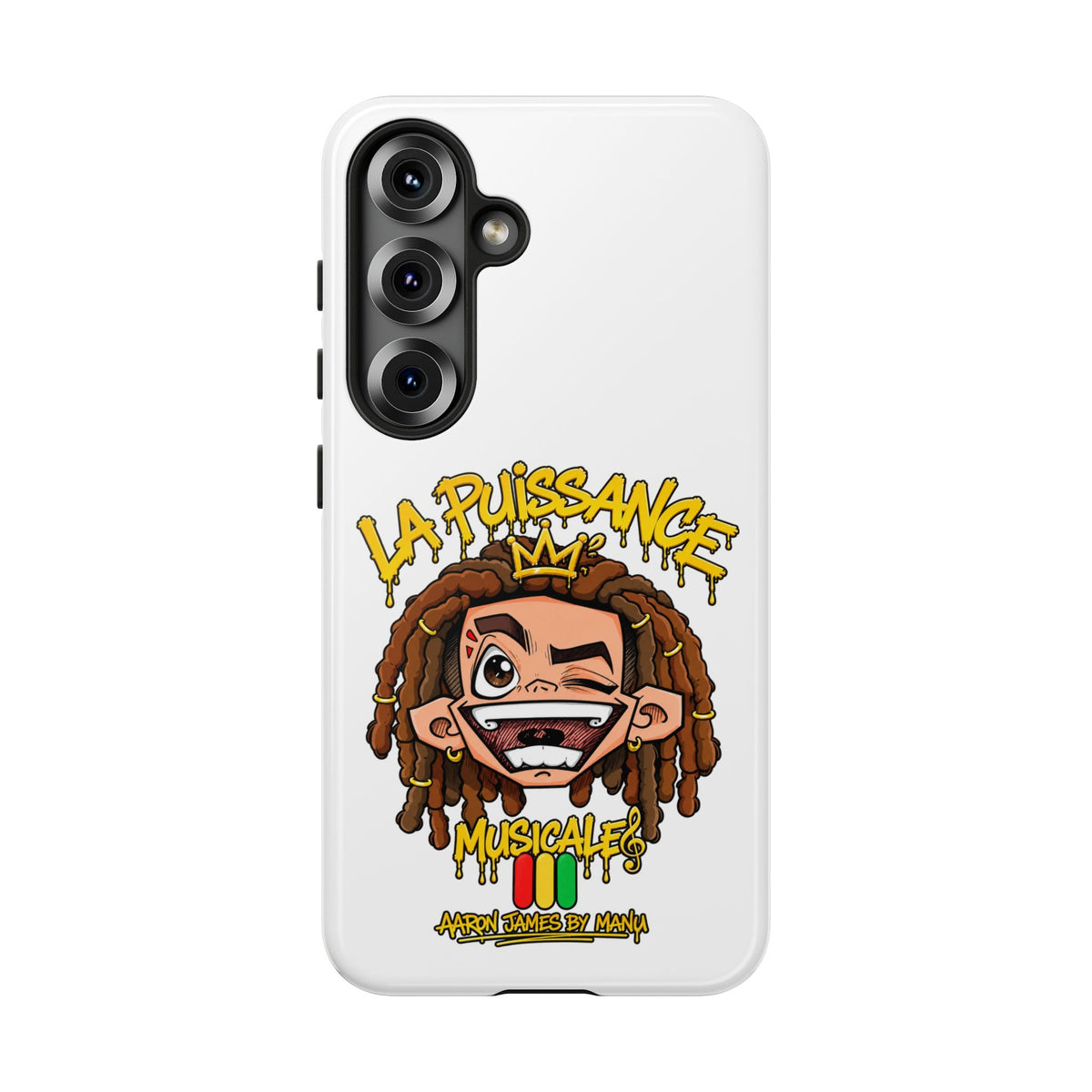 Coque Samsung Rasta King – Blanc | La Puissance Musicale – vue 35
