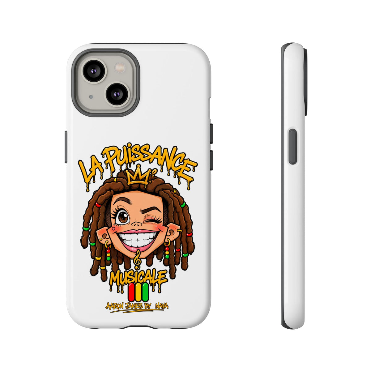Coque Rasta Queen – Blanc | La Puissance Musicale