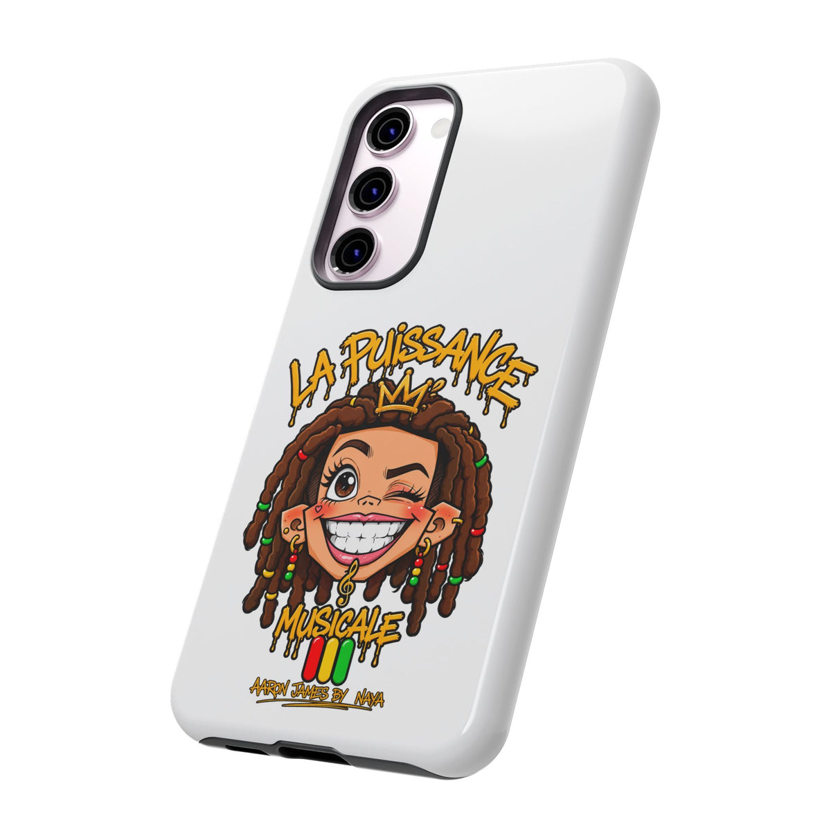 Coque Samsung Rasta Queen – Blanc | La Puissance Musicale