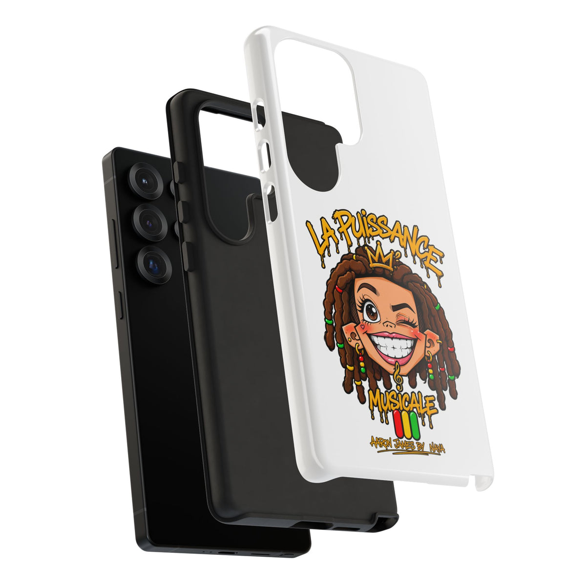 Coque Samsung Rasta Queen – Blanc | La Puissance Musicale