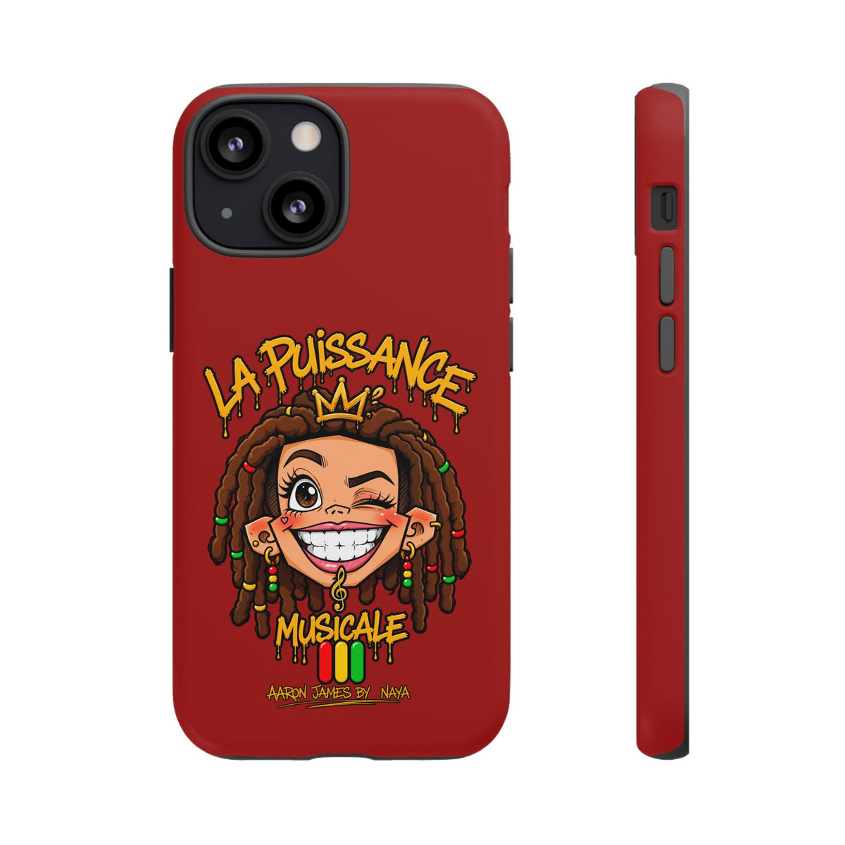 Coque Rasta Queen – Rouge | La Puissance Musicale