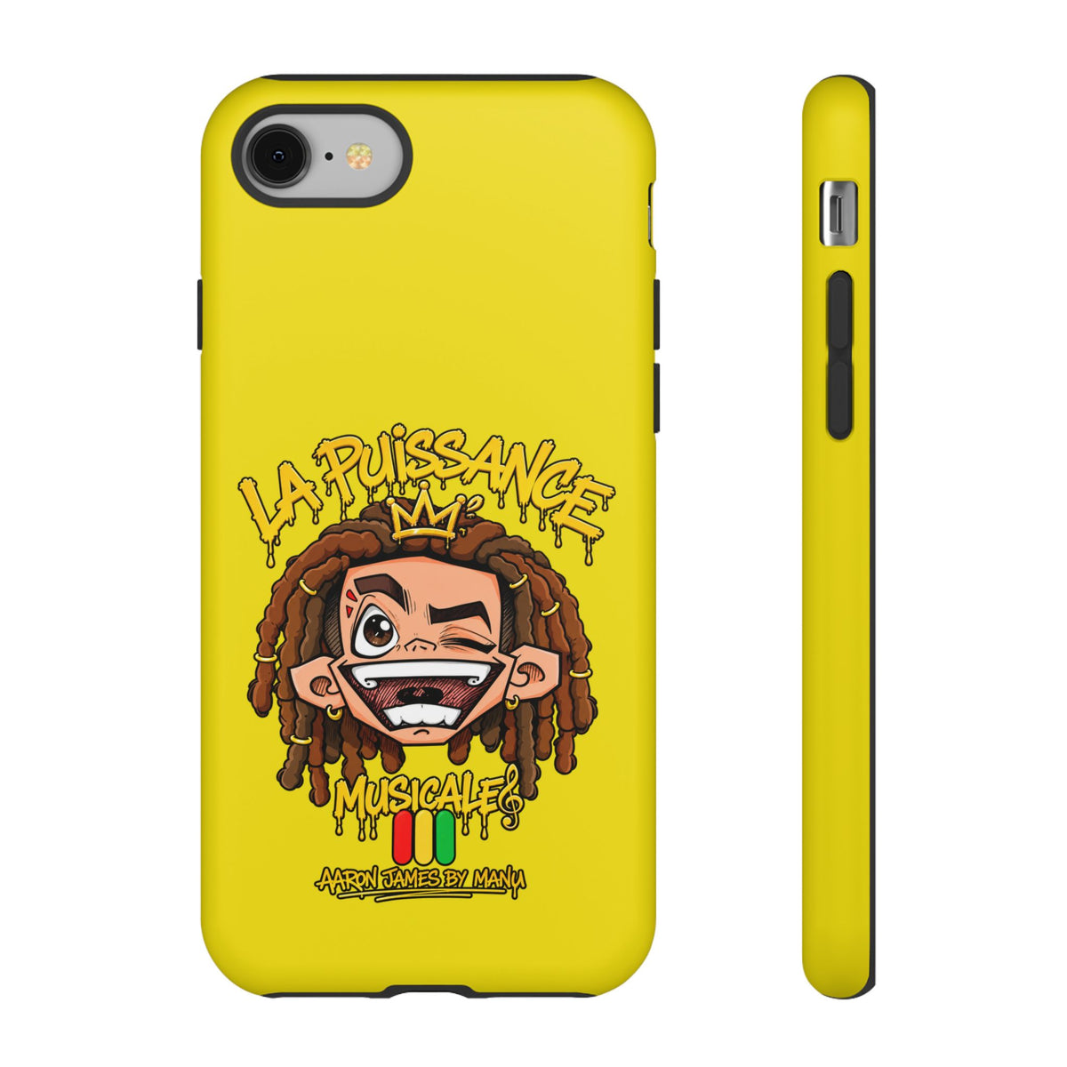 Coque Rasta King – Jaune | La Puissance Musicale