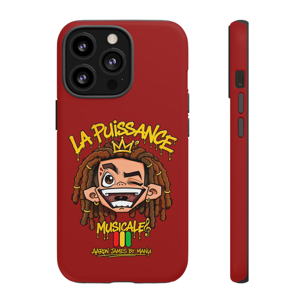 Coque Rasta King – Rouge | La Puissance Musicale