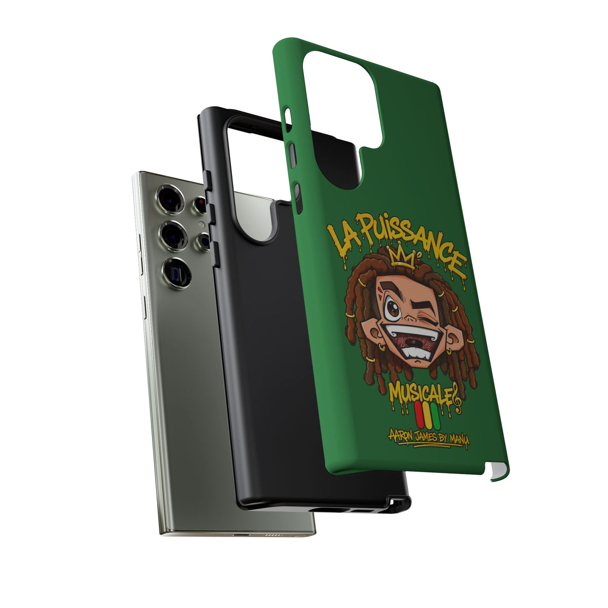 Coque Samsung Rasta King – Vert | La Puissance Musicale