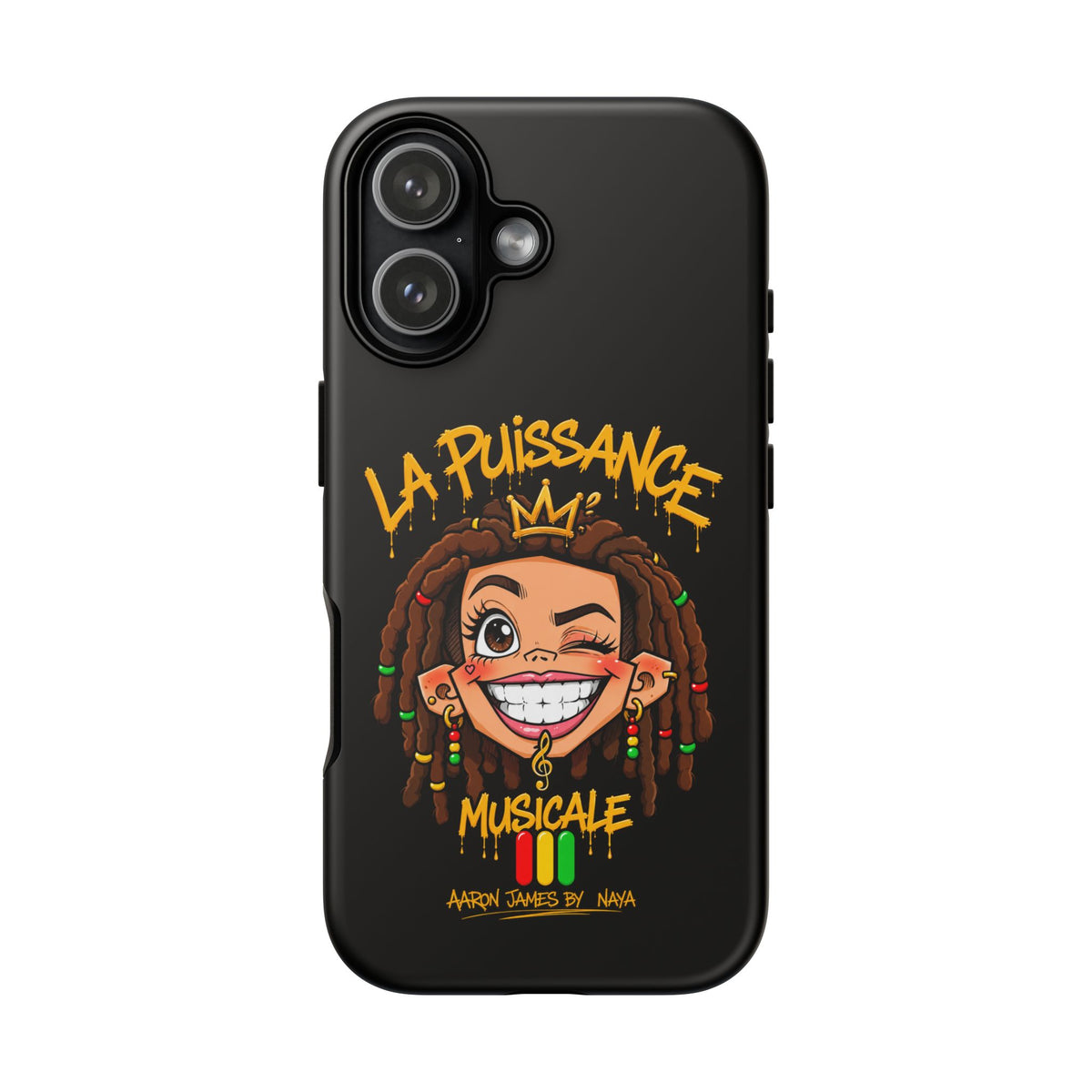 Coque Rasta Queen – Noir | La Puissance Musicale