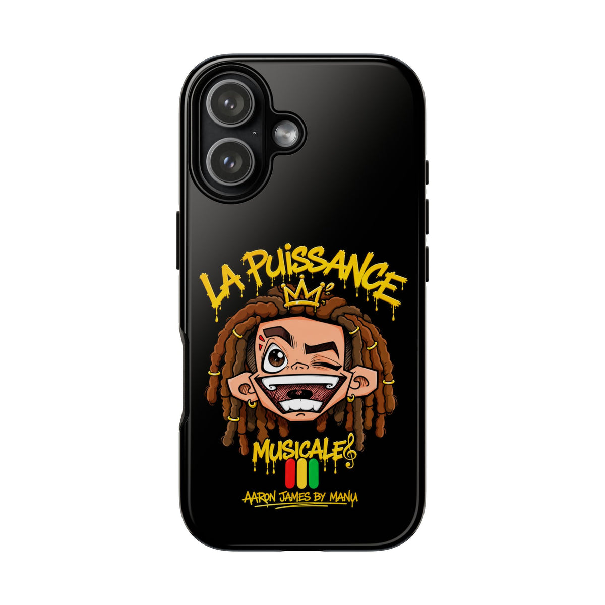 Coque Rasta King – Noir | La Puissance Musicale