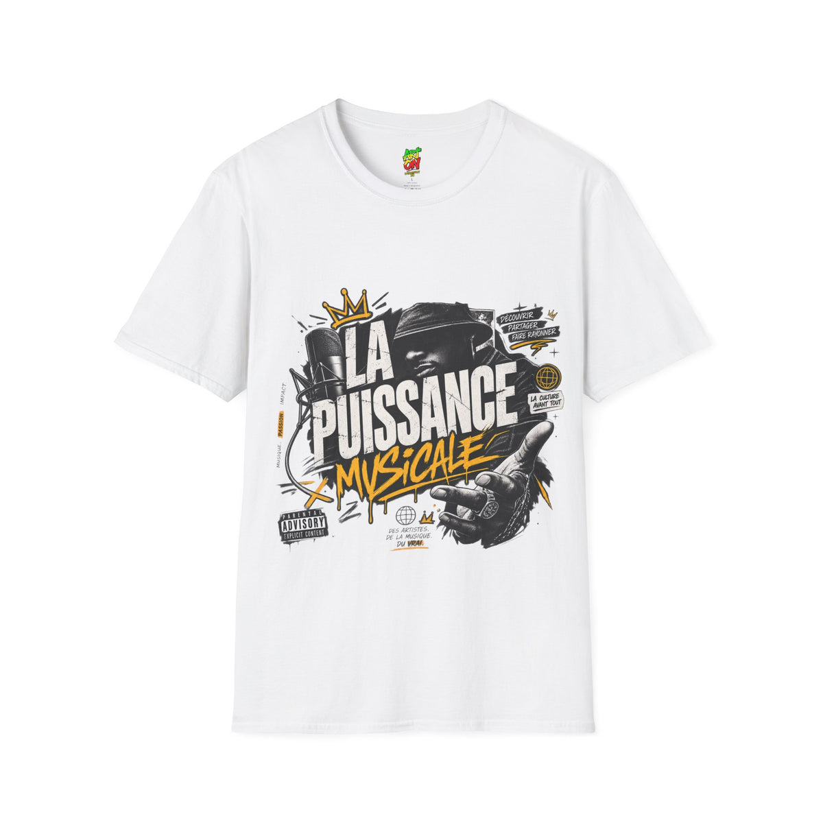 T-Shirt La Puissance Musicale Rap